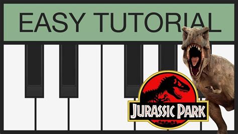 Jurassic park theme easy piano tutorial melodica slow – Artofit