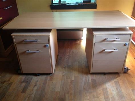 Ikea Galant desk and matching file cabinets (Furniture) in Seattle ...