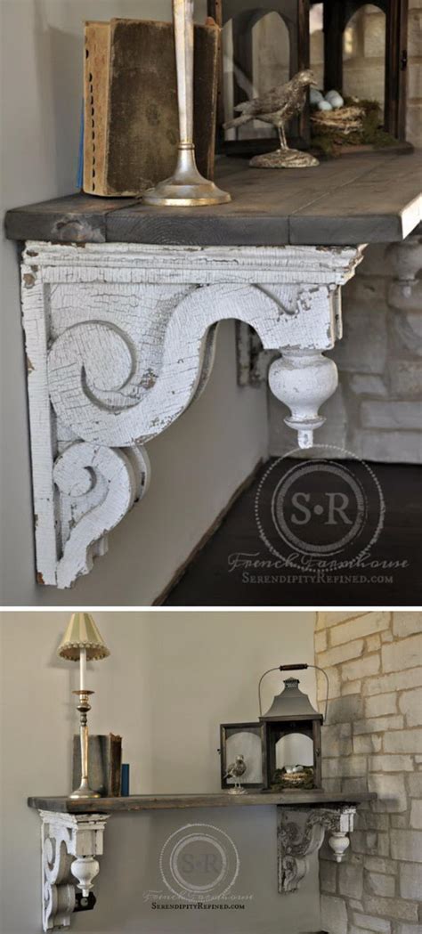 30 Cheap and Creative DIY Home Decor Projects Using Corbels 2023