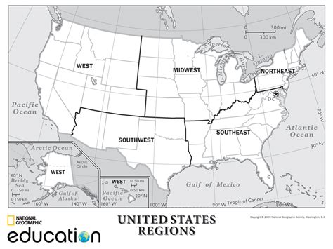 Us Map With States And Regions - Eunice Rosalinde