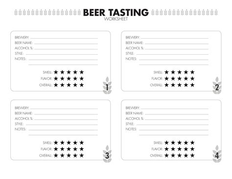 Beer Tasting Notes Pdf at James Crowther blog