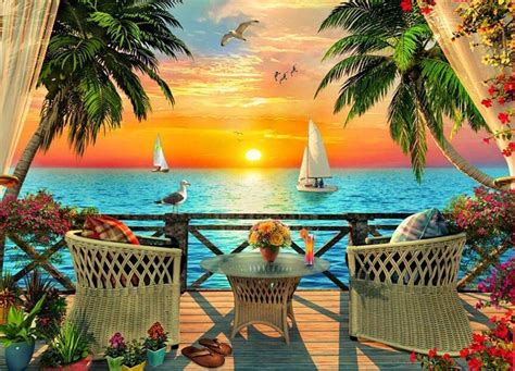 Solve Sunset View jigsaw puzzle online with 192 pieces