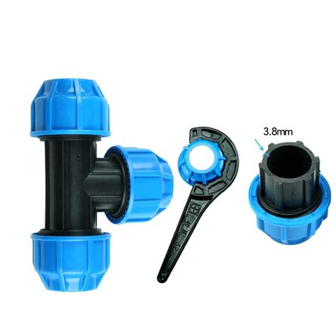 Three way water pipe pe pipe fittings Quick joints Plastic water pipe fittings -in Valve from ...