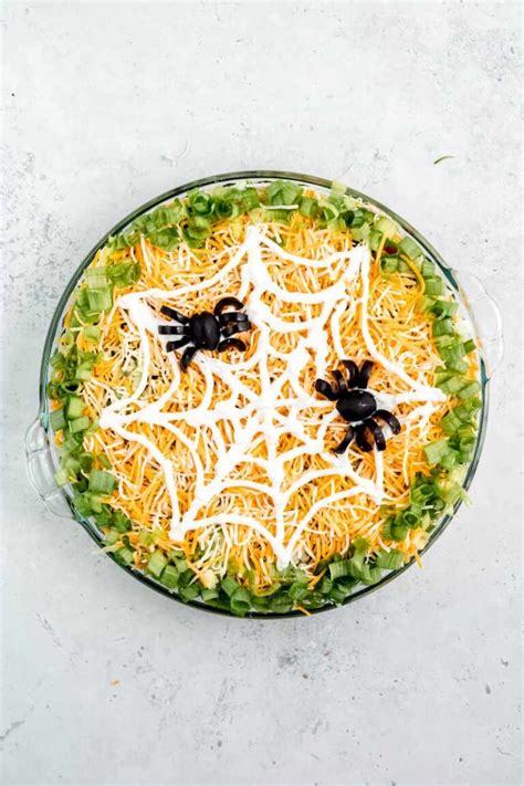 Easy Halloween Taco Dip Recipe | Wholefully