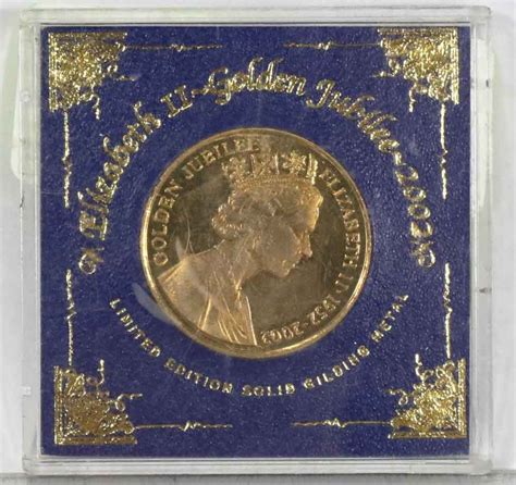 LIMITED EDITION ELIZABETH II GOLD JUBILEE COIN