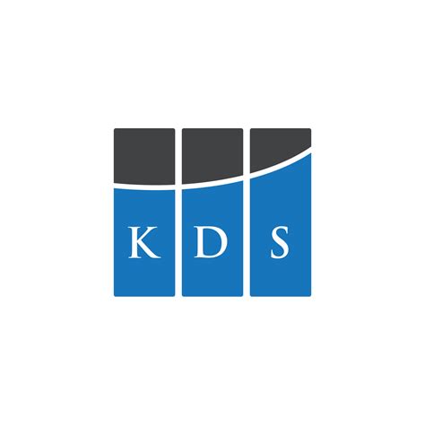 . KDS letter design.KDS letter logo design on WHITE background. KDS creative initials letter ...