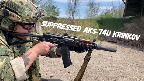 Russian AKS-74U Krinkov + Dead Air Wolverine PBS-1 Suppressor - YouTube