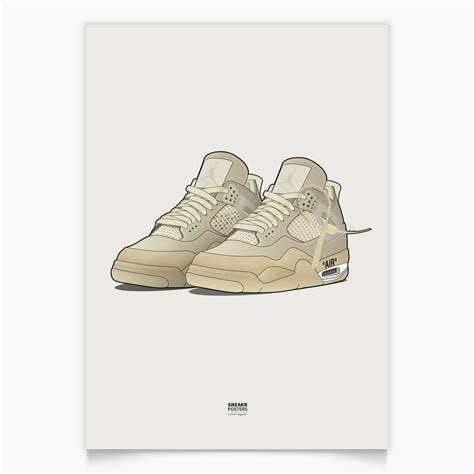 Jordan 4 Off-White Sail Pair White A3