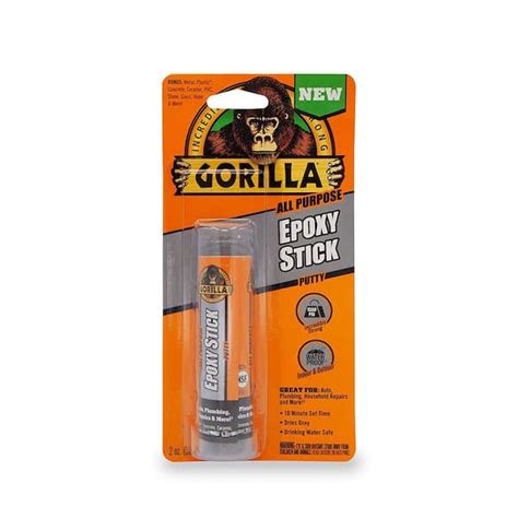 Gorilla 2 oz. Epoxy Putty Stick (5-Pack) 4242501 - The Home Depot