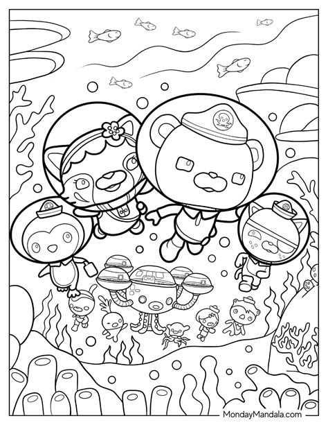 kwazii coloring page transparent png octonauts ready for download