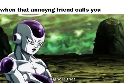 frieza ignores : memes