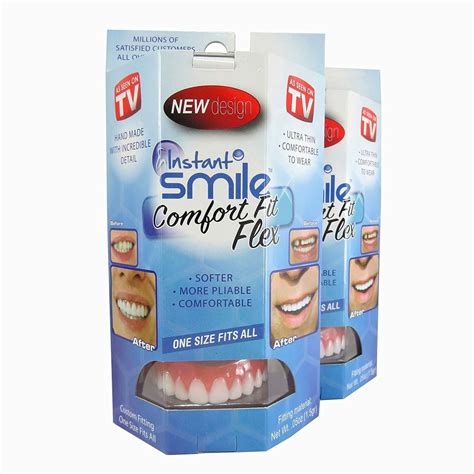 Instant Smile Flex 2 Pack - Upper Cosmetic Veneers for a Perfect Smile ...