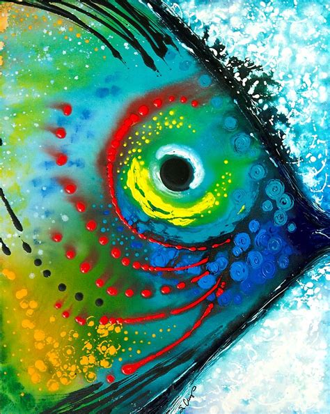 "Tropical Fish - Colorful Ocean Large Art Print Beach Art" by Sharon Cummings | Redbubble