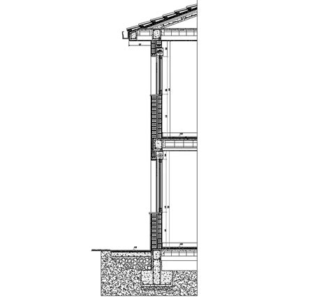 Typical Wall Section Detail DWG File