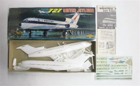 346: 1962 Aurora Boeing 727 Model Kit : Lot 346