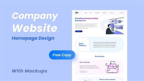 Company website Homepage design ( Free Copy ) | Figma