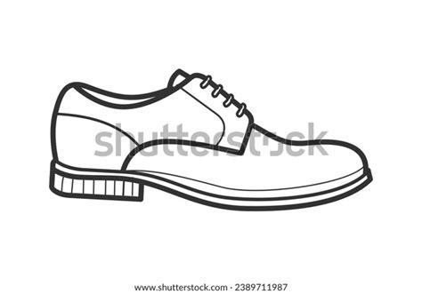 Shoe Sketch Hand Drawn Shoe Outline Stock Vector (Royalty Free) 2389711987 | Shutterstock