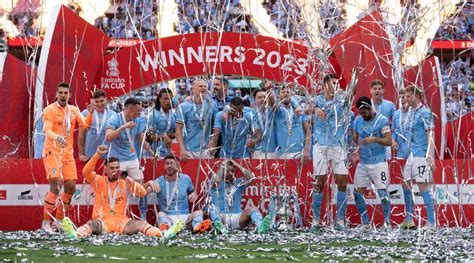 Man City vs Man United, FA Cup Final Highlights: Ilkay Gundogan brace hands City title ...