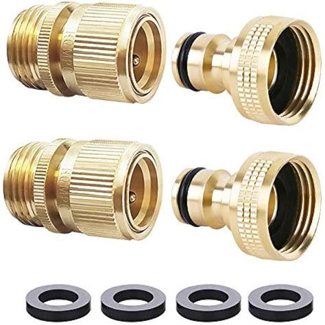 HQMPC Garden Hose Quick Connect Solid Brass Connector Fitting Water Connectors | eBay