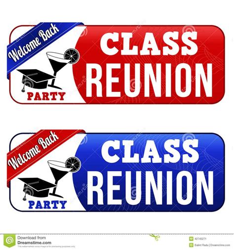 Class reunion banners