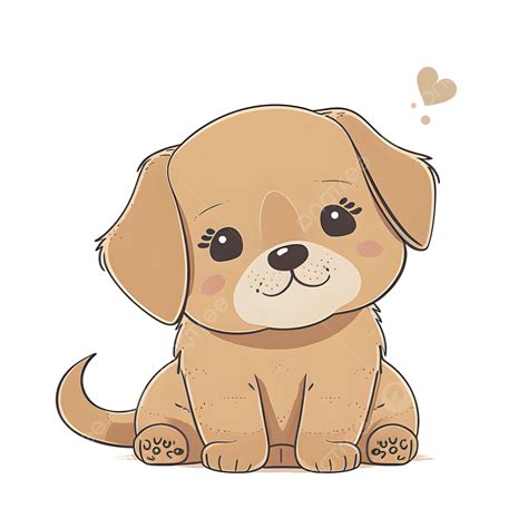 Etiqueta Engomada Linda Del Perro De Perrito De La Historieta PNG ,dibujos Lindo Cachorro De ...