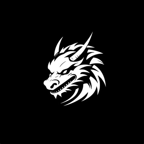 Dragon - Minimalist and Flat Logo - Vector illustration 24566113 Vector Art at Vecteezy