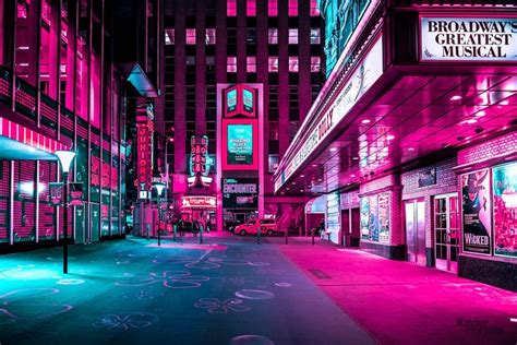 New York City Neon Lights Xavier Portela | Neon photography, Neon wallpaper, Aesthetic desktop ...