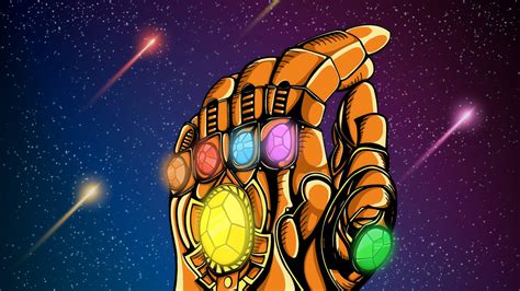 Thanos Infinity Gauntlet Art Wallpaper,HD Superheroes Wallpapers,4k Wallpapers,Images ...