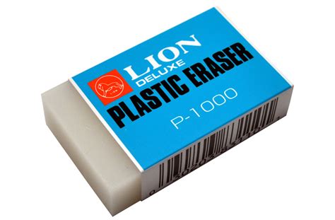 Translucent White Plastic Big Eraser, Jumbo Eraser