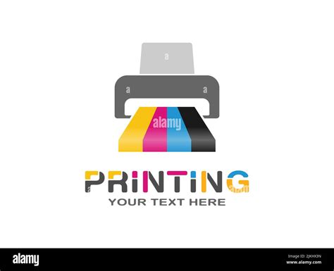 Digital printing. Vector template for a logo, sticker or sticker for creative design and ...