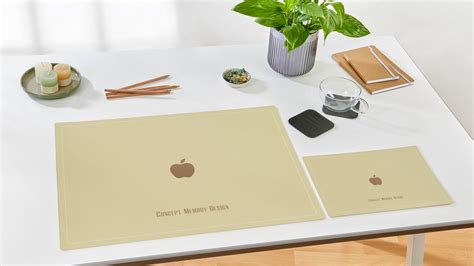 Concept Memory Design - Sous main MAC FOND BLANC avec raccourcis clavier