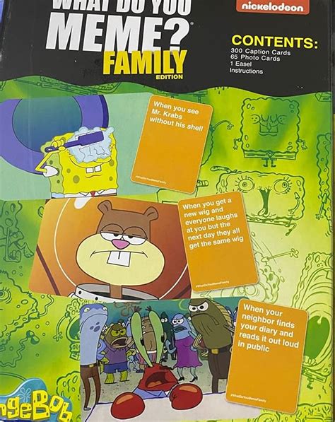 What Do You Meme? - Spongebob Squarepants Expansion | Mind Games Canada