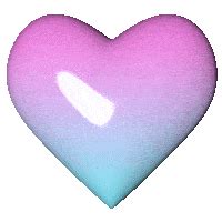 Spinning Pink & Blue Heart Emoji Doodle - Custom Doodle for Google