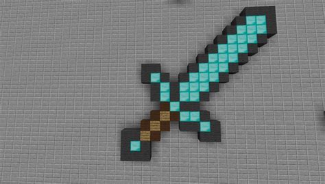 Minecraft Pixel Art Grid Easy Sword