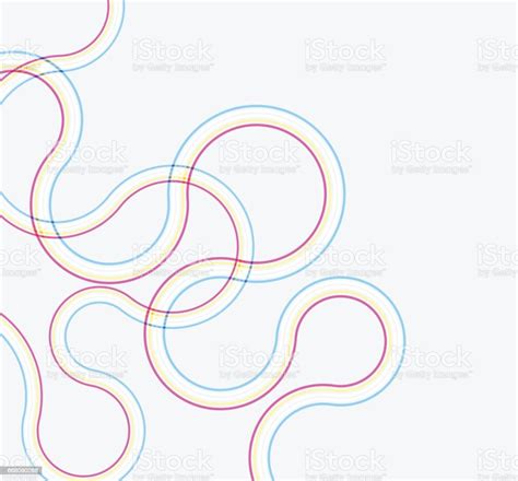 Curve Line Pattern Background Stock Illustration - Download Image Now - Single Line, Pattern ...