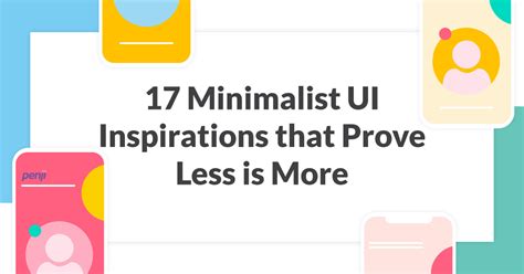 17 Minimalist UI Inspirations that Prove Less is More - Unlimited Graphic Design Service