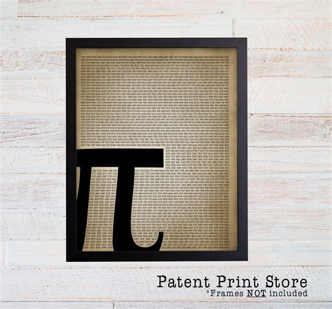 Pi Art Print. Dorm Decor. Math Art. Math Teacher Gift. Dorm Wall Art ...