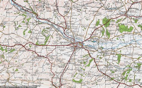 Historic Ordnance Survey Map of Dorchester, 1919