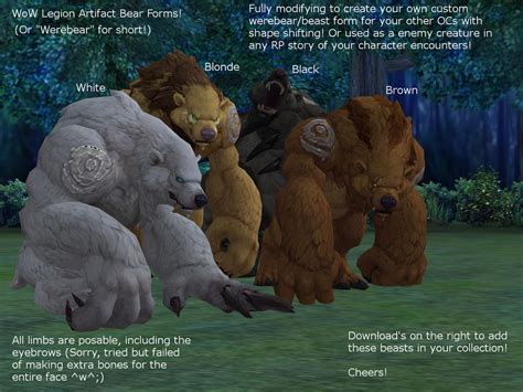 Werebear (WoW Druid Bear) for XPS! by Jorn-K-Nightmane on DeviantArt