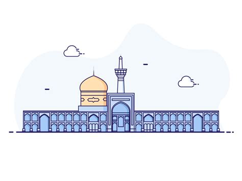 Imam Reza shrine by Pooya Beik on Dribbble