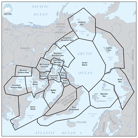 Polar Bears Habitat Map