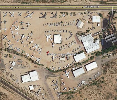 Pima Air and Space Museum, aerial photo - Fire Aviation