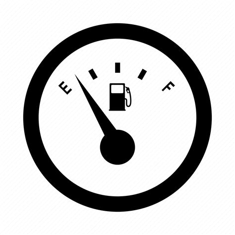 Fuel gauge, fuel gauge empty, gasoline, gauge, speedometer, tanker icon - Download on Iconfinder