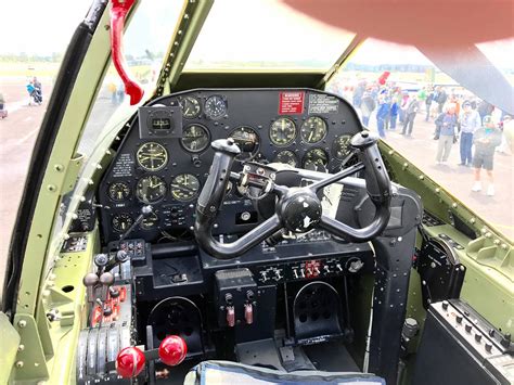 Cockpit view of this Lockheed P-38 Lightning "Tangerine" #44-27083. | Lockheed p 38 lightning ...