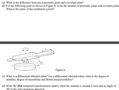 Solved (a) What is the difference between a prismatic joint | Chegg.com