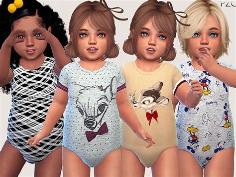 Pinkzombiecupcakes' Toddler Sleepwear 07 Sims 4 Toddler Clothes, Sims 4 Cc Kids Clothing, Sims 4 ...