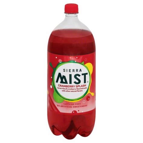 Sierra Mist Naturally Sweetened Cranberry Splash, 2 L - Harris Teeter