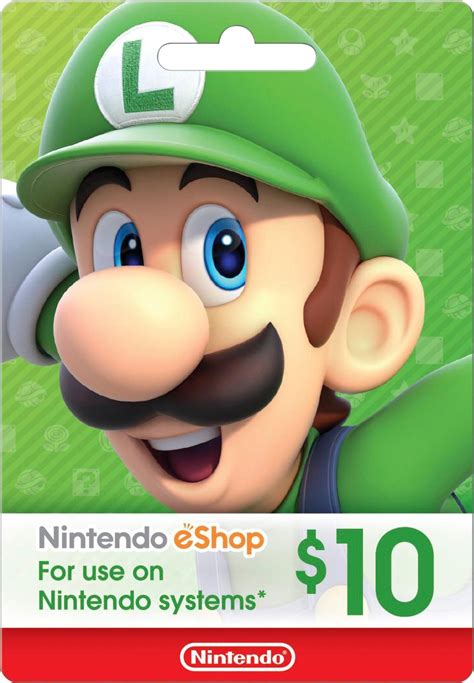 Nintendo eShop $10 Gift Card NINTENDO ESHOP $10 - Best Buy