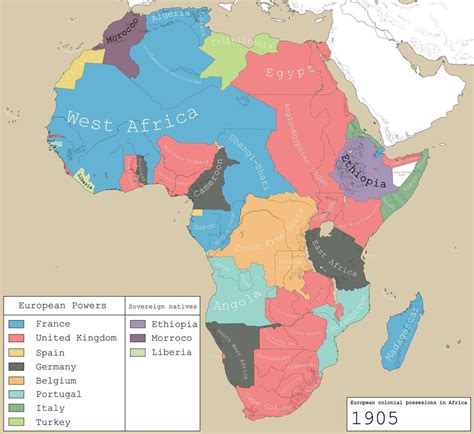 European colonization of Africa. - Maps on the Web