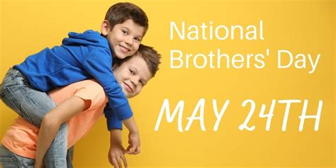 National Brothers' Day! - Insights & Gift Ideas